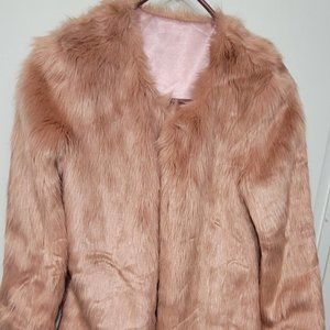 LNK Landscape Fur jacket
